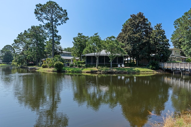 property view of water