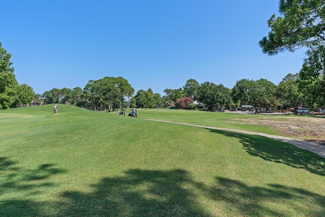 view of home's community featuring a yard