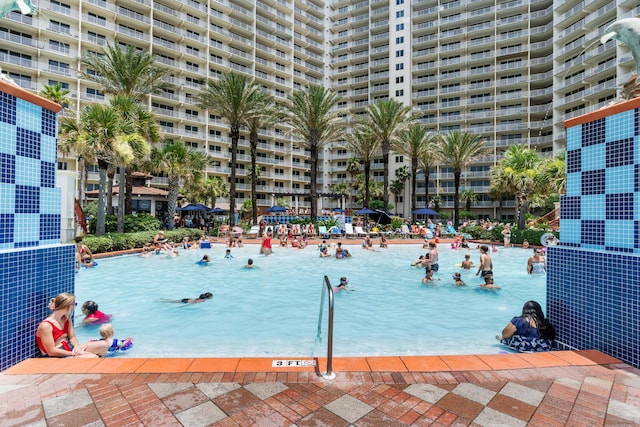 view of pool