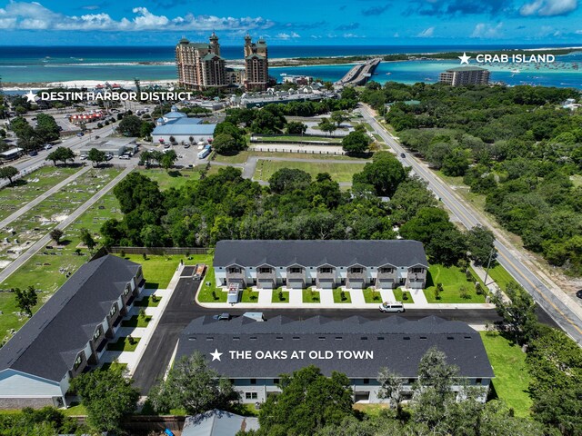 140 Sibert Ave Unit 16, Destin, FL 32541 - bird's eye view of a nearby body of water