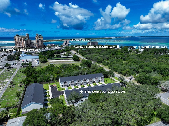 140 Sibert Ave Unit 16, Destin, FL 32541 - aerial view of a nearby body of water