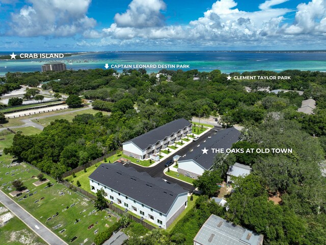 140 Sibert Ave Unit 16, Destin, FL 32541 - bird's eye view of a large body of water