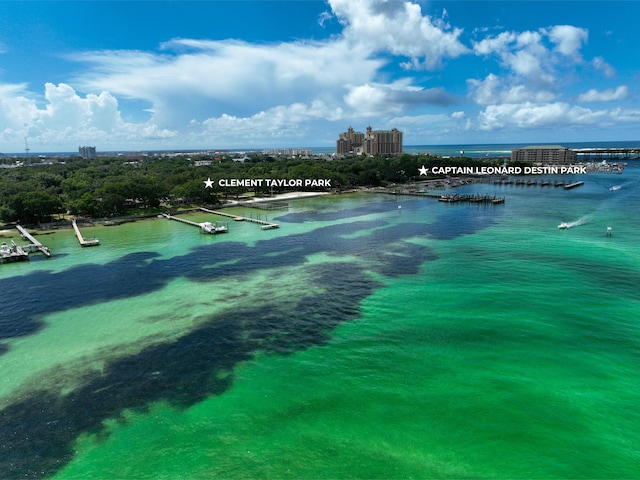 140 Sibert Ave Unit 16, Destin, FL 32541 - drone / aerial view of a large body of water