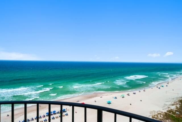 water view with a beach view