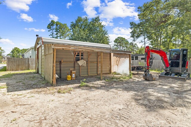 view of outbuilding