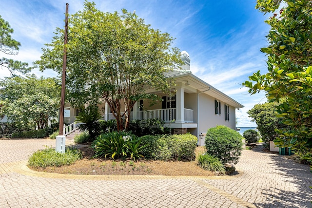 view of front of home