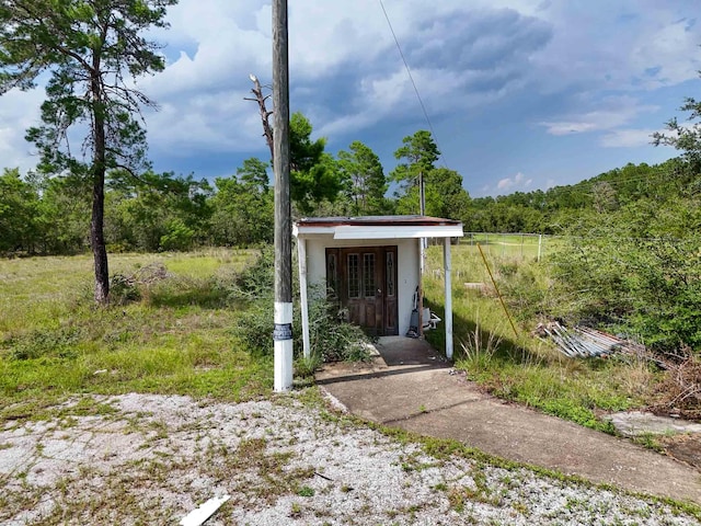 view of outbuilding