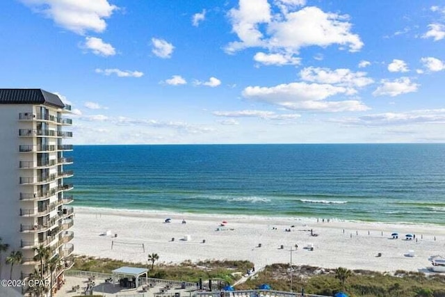 water view with a beach view