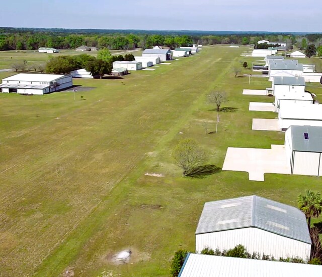 bird's eye view featuring a rural view