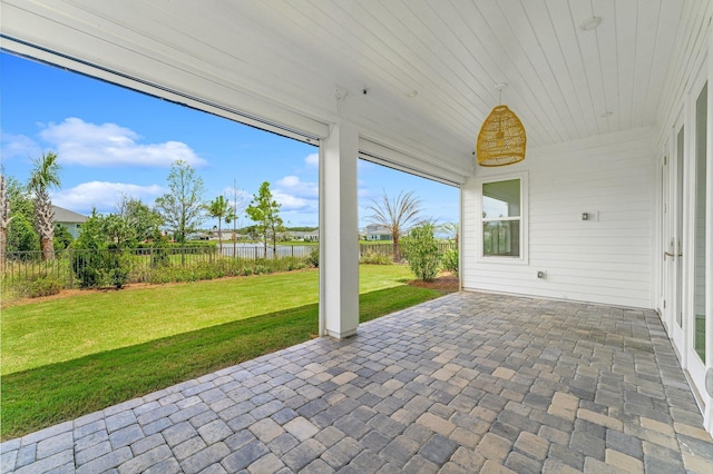 view of patio / terrace featuring a fenced backyard