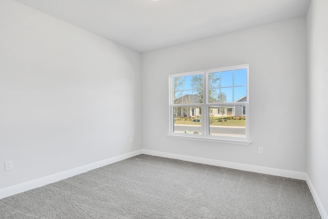 empty room featuring carpet floors