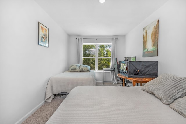 bedroom with carpet flooring