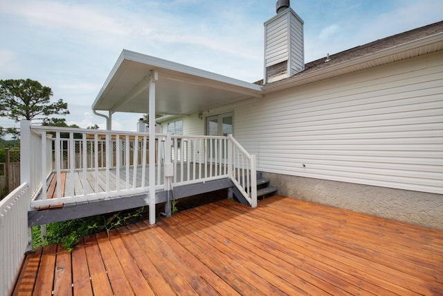 view of deck