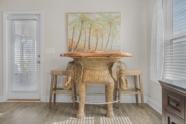 5736 Callaway Cir, Panama City, FL 32404 - details featuring hardwood / wood-style flooring
