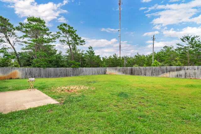 view of yard