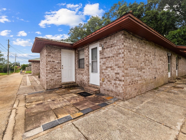 exterior space featuring a patio