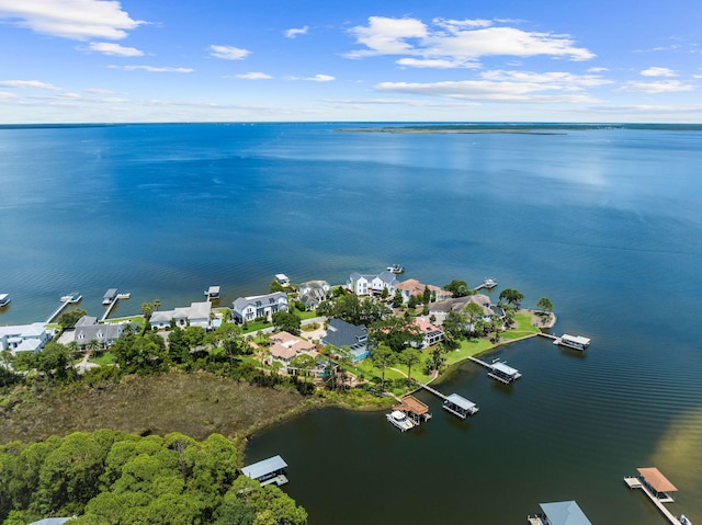 1780 Driftwood Point Rd, Santa Rosa Beach, FL 32459 - drone / aerial view with a water view