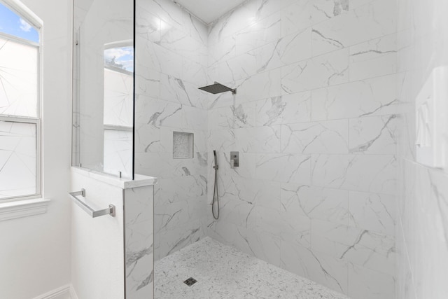 1780 Driftwood Point Rd, Santa Rosa Beach, FL 32459 - full bath with a marble finish shower and baseboards