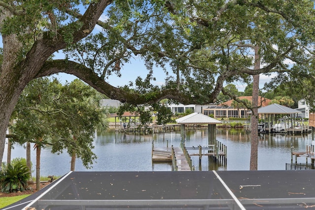 1780 Driftwood Point Rd, Santa Rosa Beach, FL 32459 - view of dock featuring a water view
