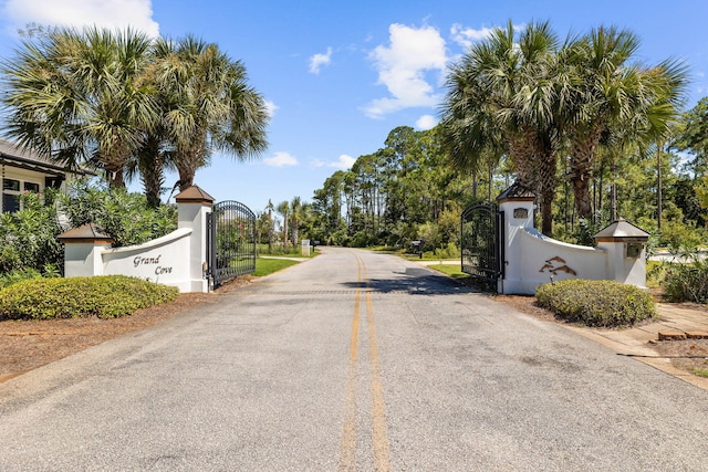 1780 Driftwood Point Rd, Santa Rosa Beach, FL 32459 - view of street with a gate