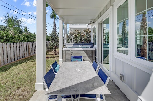 view of patio