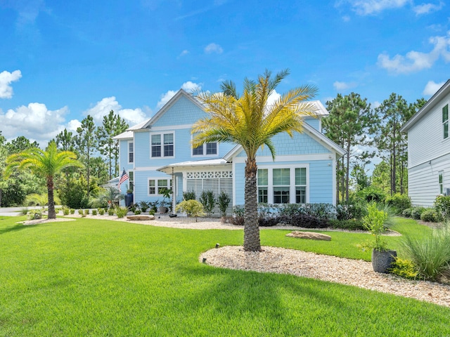 61 Sweet Breeze Dr, Santa Rosa Beach, FL 32459 - view of front of home with a front lawn