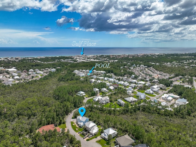 61 Sweet Breeze Dr, Santa Rosa Beach, FL 32459 - aerial view of residential area featuring a large body of water