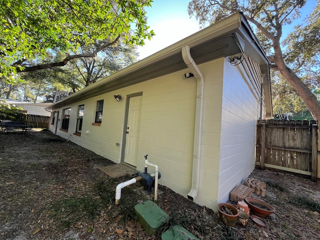 view of side of home