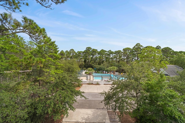 view of pool