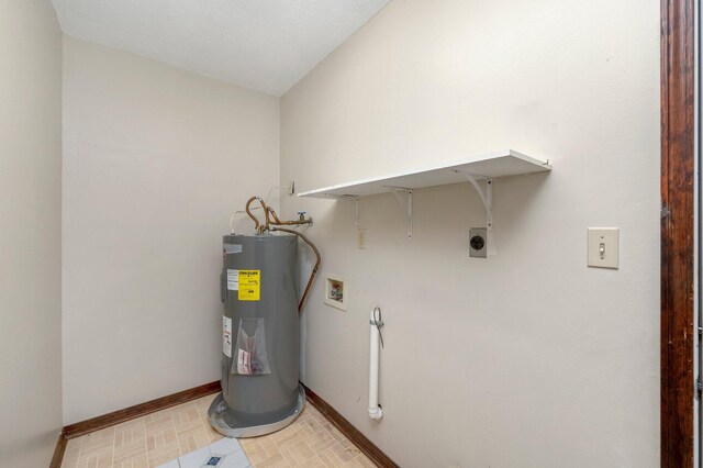 utilities featuring electric water heater