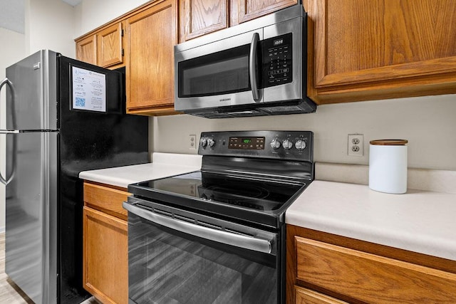 kitchen with stainless steel appliances