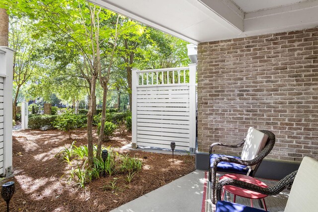 view of patio