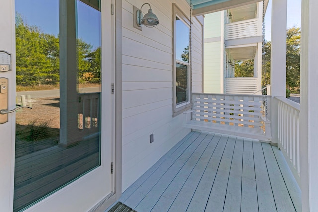 exterior space featuring a porch