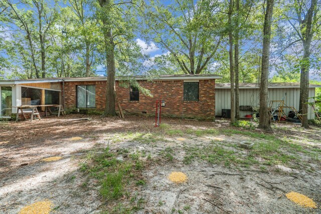 view of rear view of property