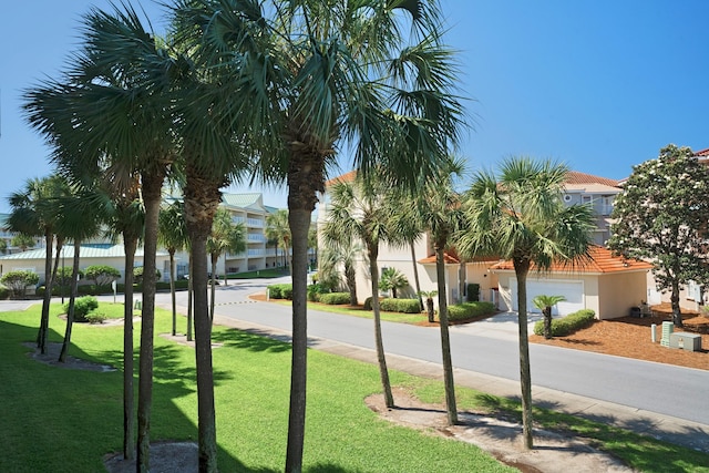 view of street with sidewalks