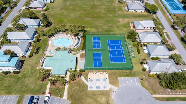 birds eye view of property featuring a residential view