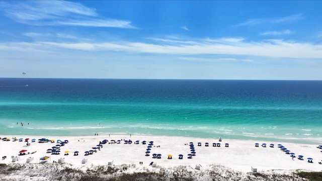 water view featuring a view of the beach