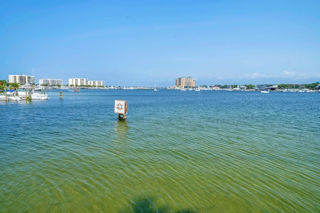 view of water feature