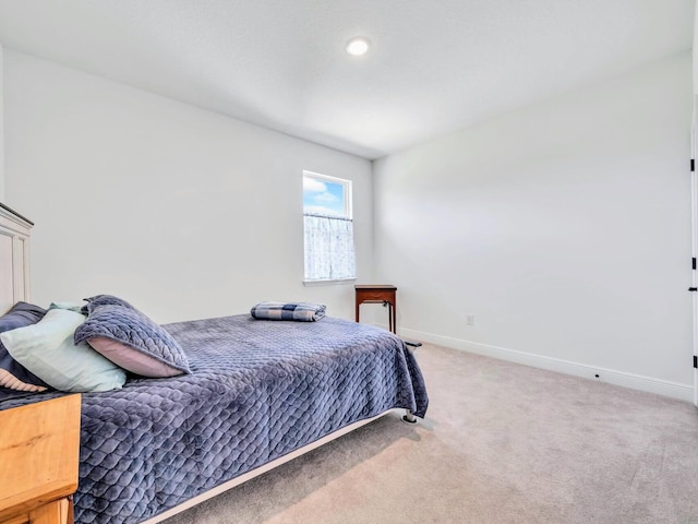 bedroom featuring carpet floors