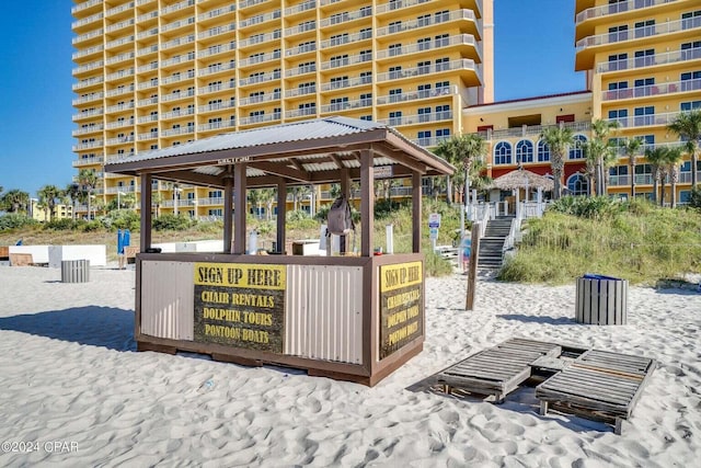 view of property's community featuring a gazebo