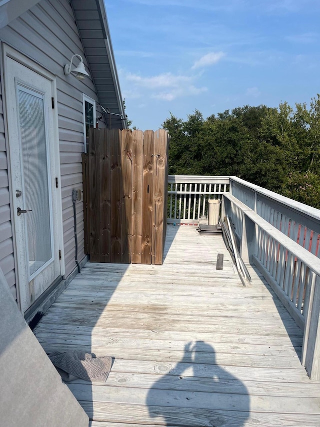 view of deck