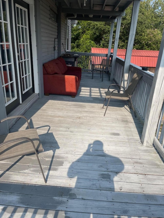 view of deck