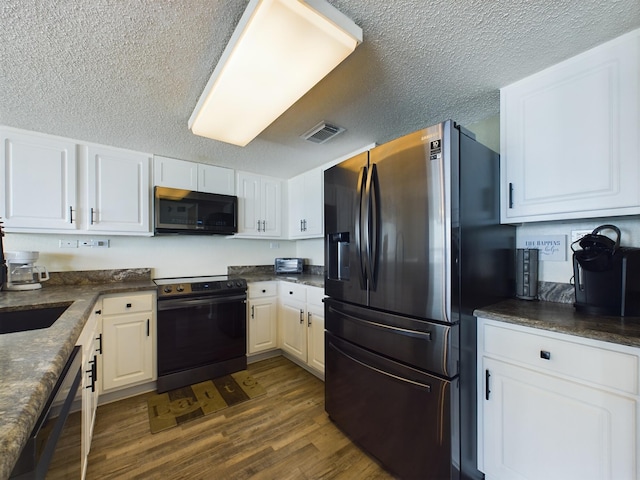 790 Santa Rosa Blvd Unit 3009, Fort Walton Beach, FL 32548 - kitchen featuring stainless steel fridge, electric range, dark countertops, visible vents, and black dishwasher