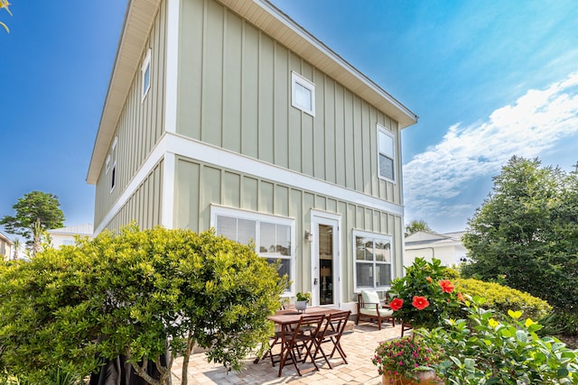 rear view of house featuring a patio area