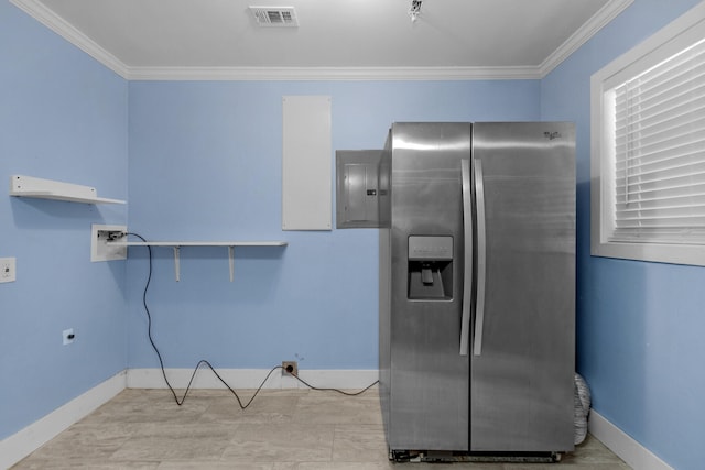 111 NW Sotir St, Fort Walton Beach, FL 32548 - interior space featuring visible vents, baseboards, and electric panel