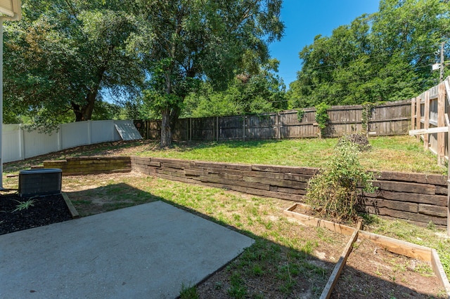 view of yard with a patio