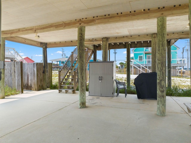 view of patio / terrace with area for grilling