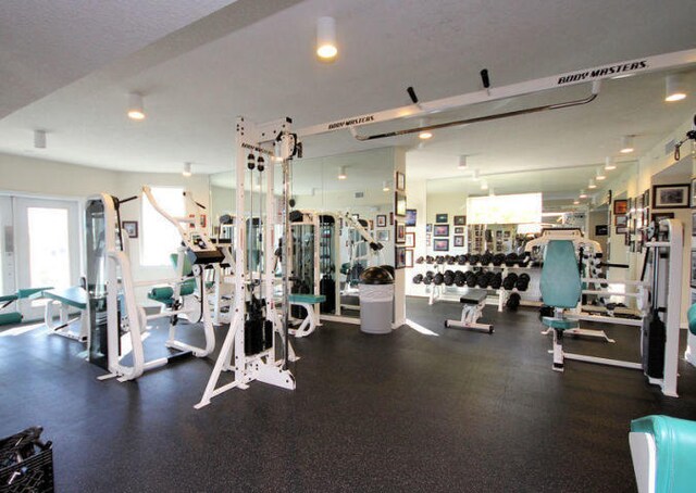 view of exercise room