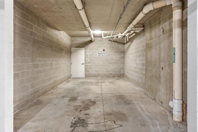 15100 Emerald Coast Pkwy Ph 2, Destin, FL 32541 - below grade area featuring concrete block wall