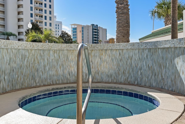 15100 Emerald Coast Pkwy Ph 2, Destin, FL 32541 - view of swimming pool with a sink and a hot tub